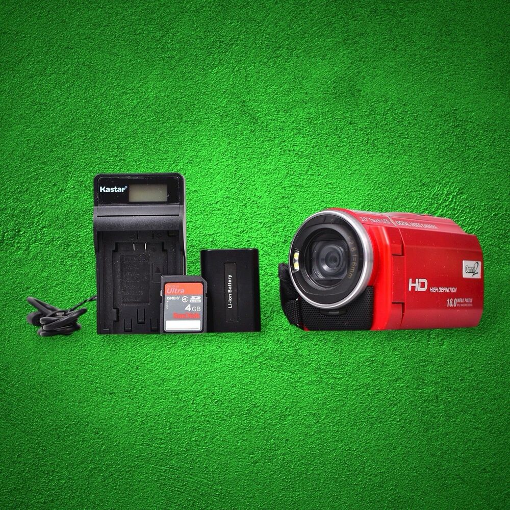 Omni2 HD 16 Mpix Digital Touchscreen Handycam Camcorder Red Omni 2 Till Screen